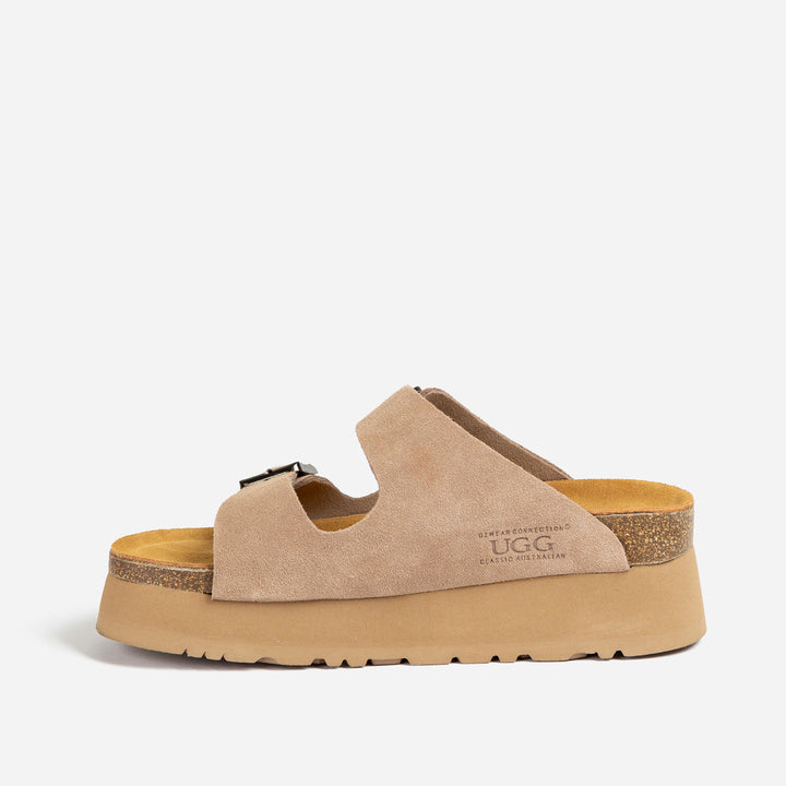 OZWEAR UGG Women Aussie Victoria Platform Suede Leather