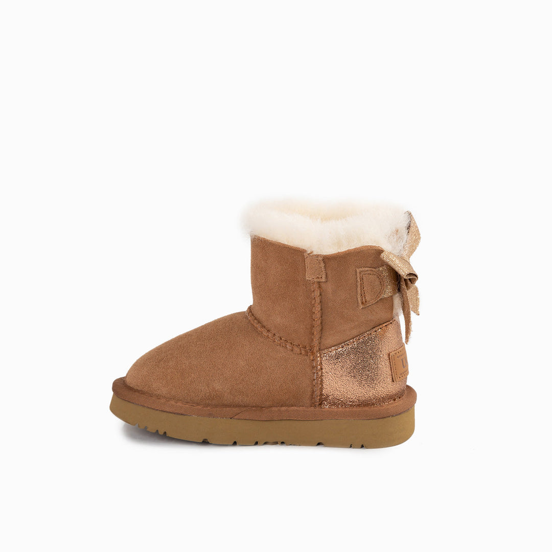 OZWEAR UGG Kids Bailey Bow (Glitz) Boots