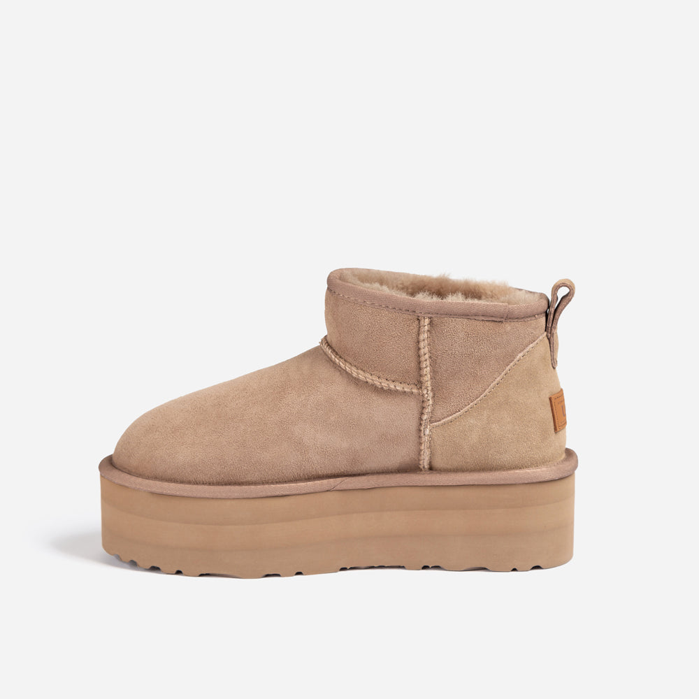 OZWEAR UGG Classic Platform Ultra Mini Boots (5cm)