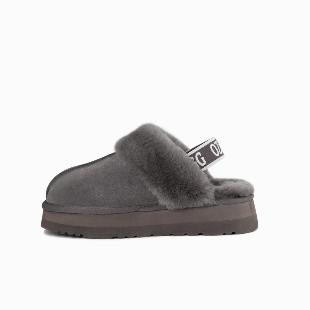OZWEAR UGG Platform Slipper (Elastic Backstrap)