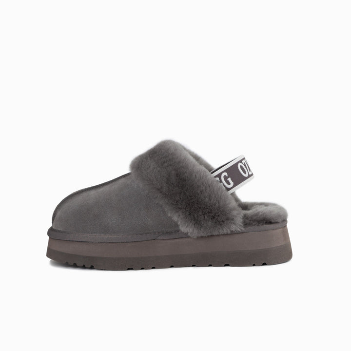 OZWEAR UGG Platform Slipper (Elastic Backstrap)