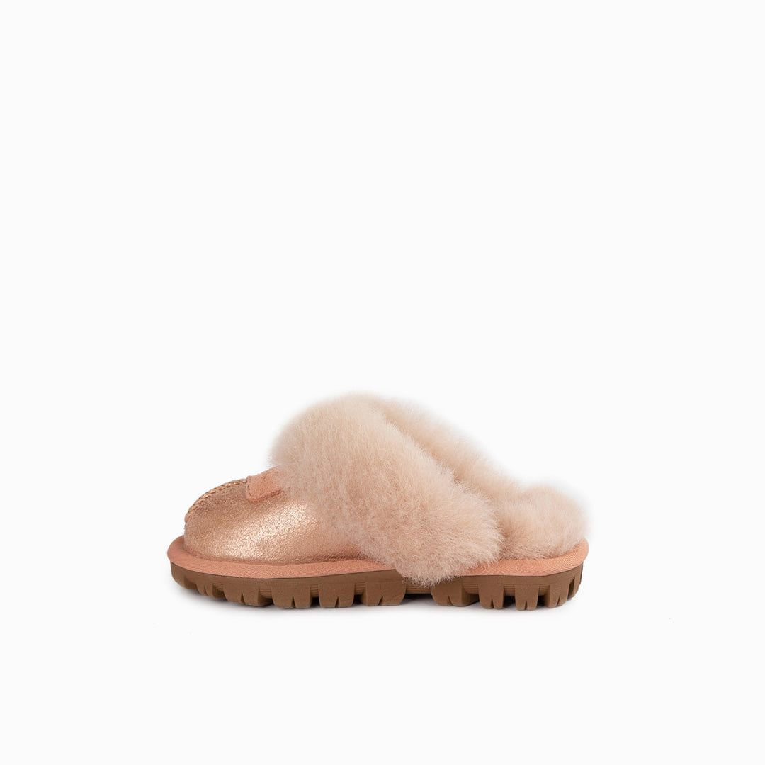 OZWEAR UGG Kids Coquette Metallic Slipper