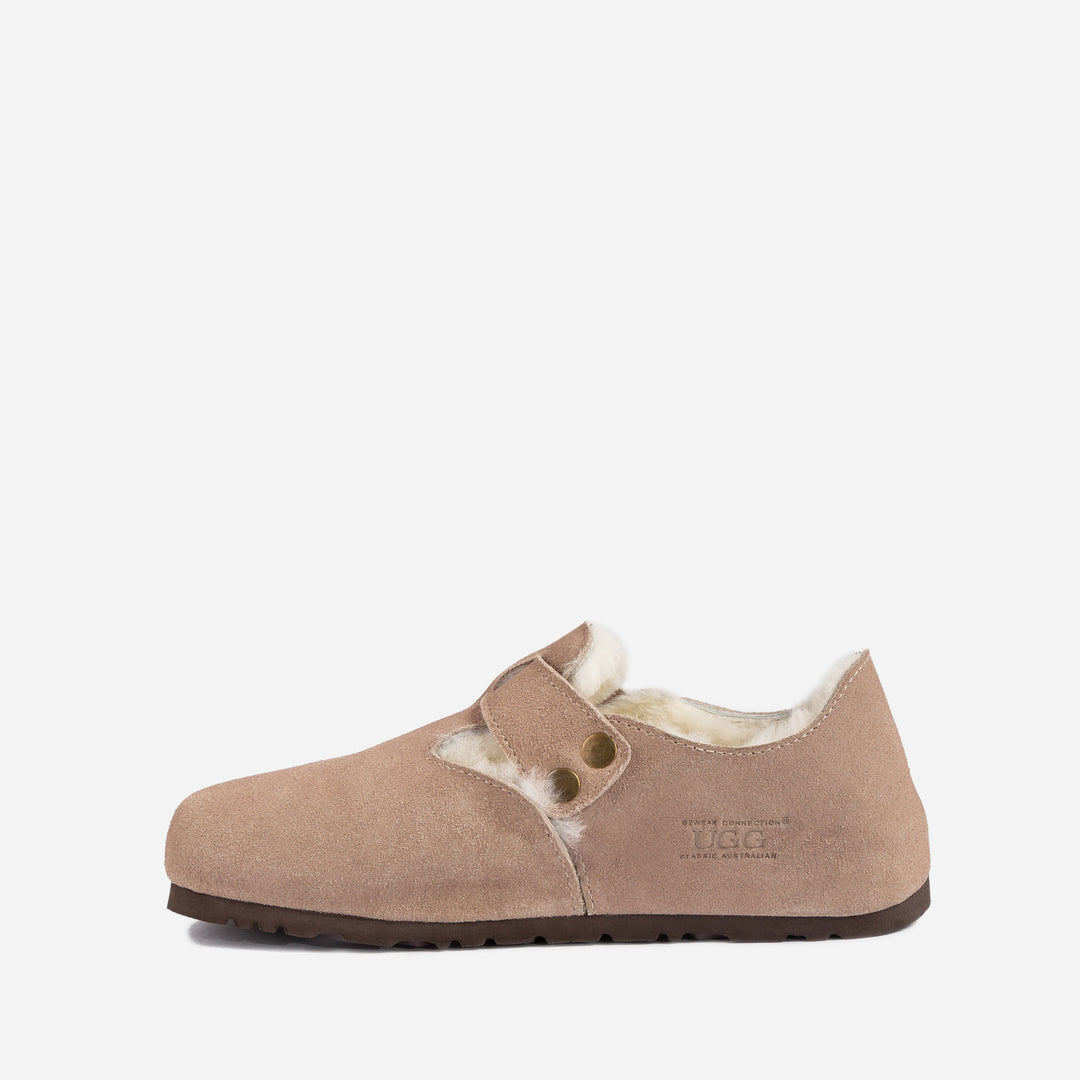 OZWEAR UGG Aussie Shearling Mule Loafers