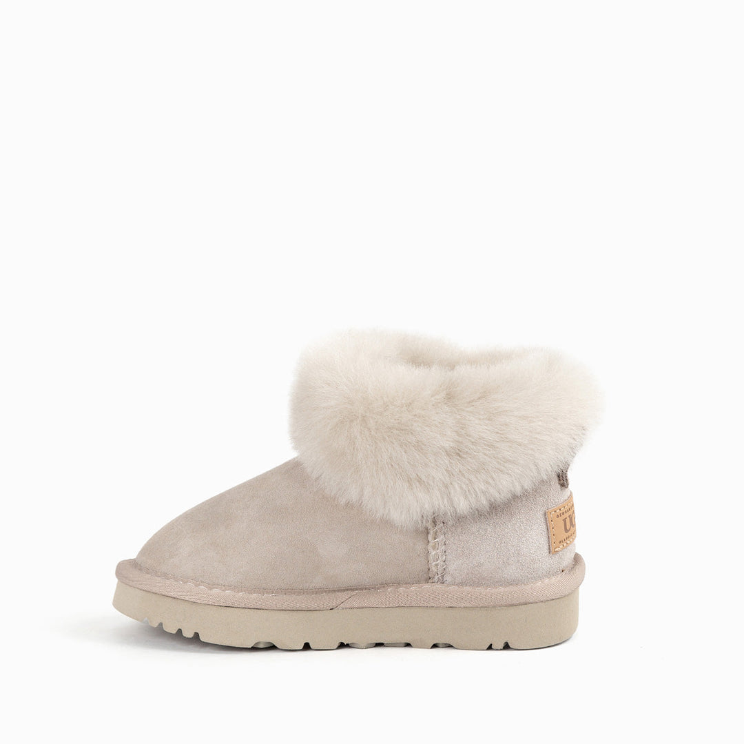 OZWEAR UGG  Kids Classic Fluff Mini Boots ( Water Resistant)