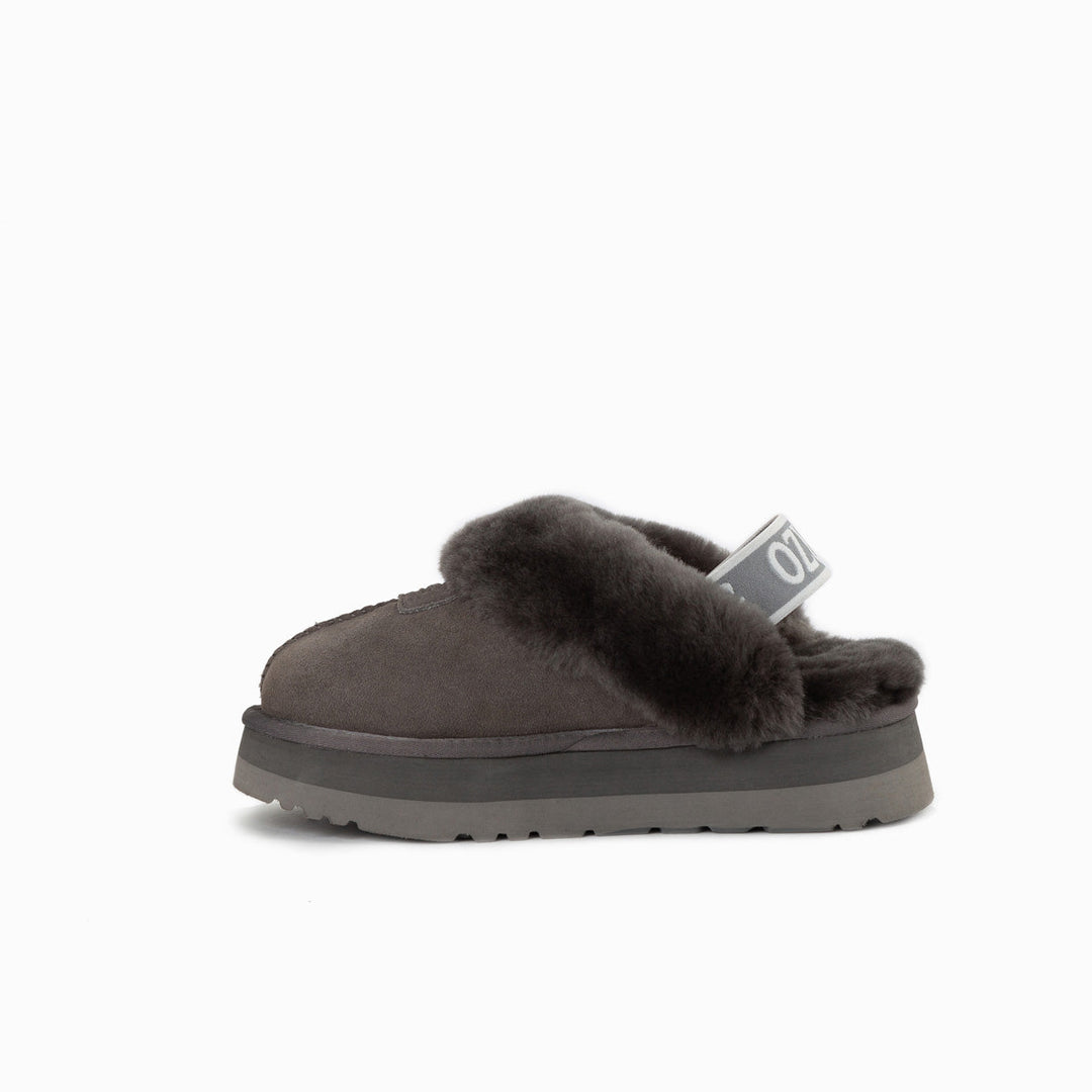 OZWEAR UGG Coquette Platform Slipper (Elastic Backstrap)(Water Resistant)