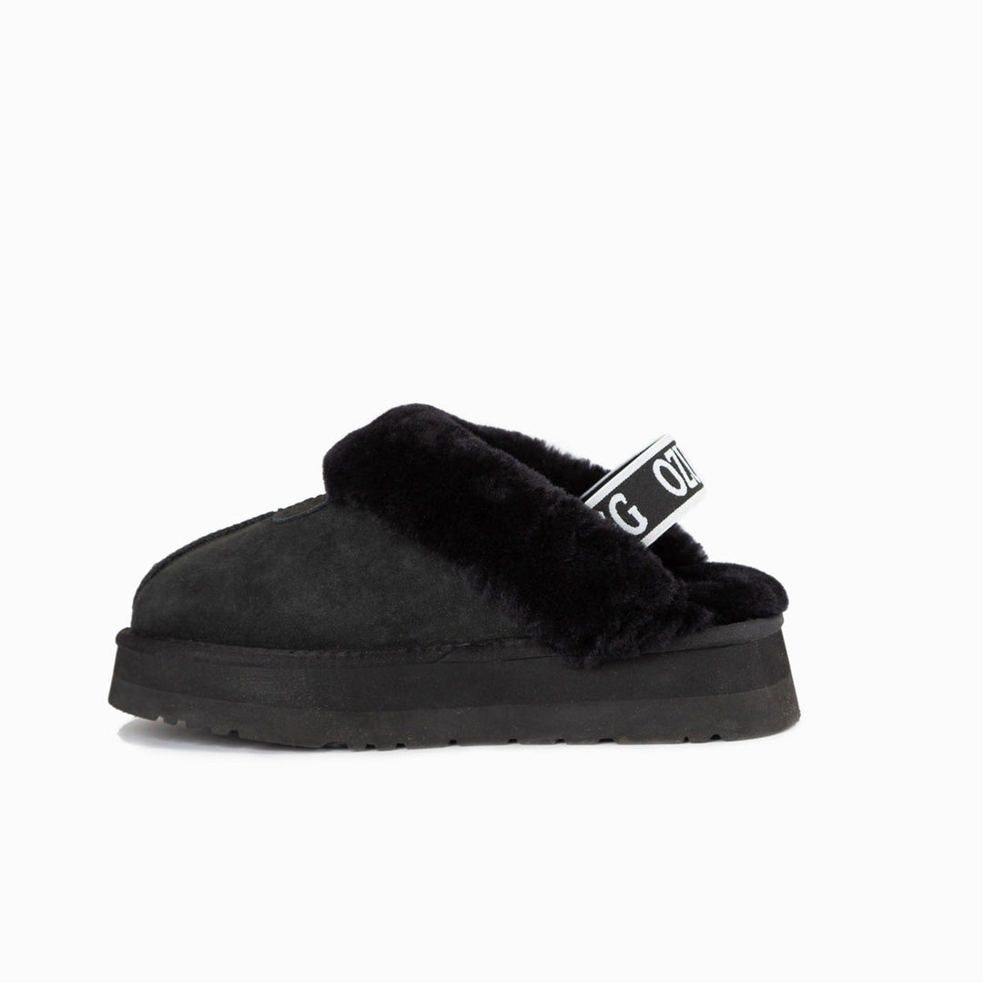 OZWEAR UGG Coquette Platform Slipper (Elastic Backstrap)(Water Resistant)