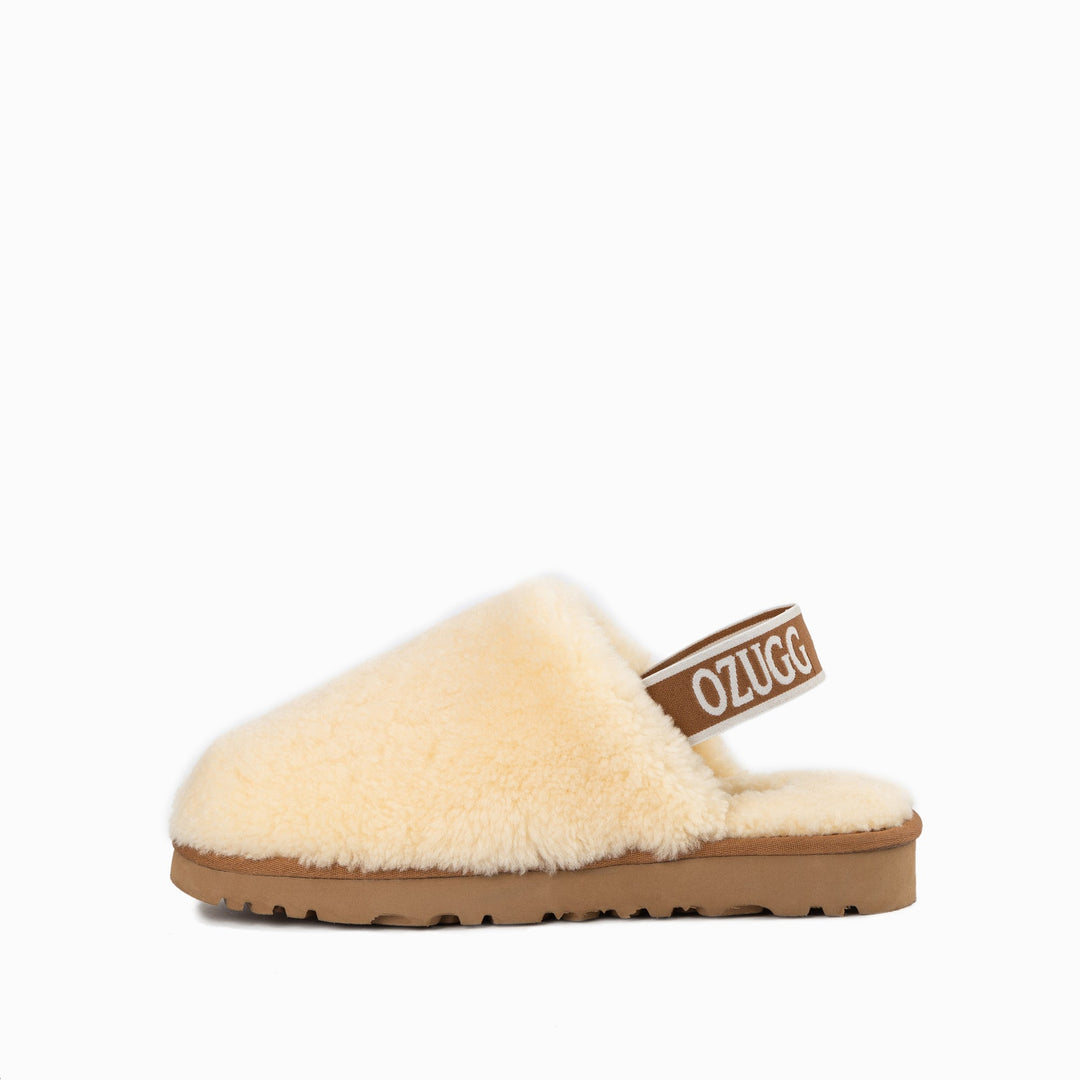 OZWEAR UGG Autumn Fluff Slide Elastic Backstrap