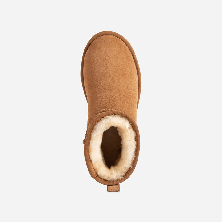 OZWEAR UGG Classic Platform Ultra Mini Boots (Cow Suede)