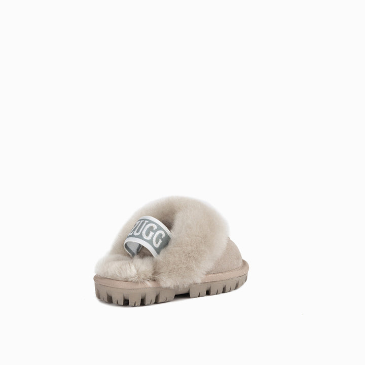 OZWEAR UGG Kids Coquette  Slipper (Elastic Backstrap)( Water Resistant)