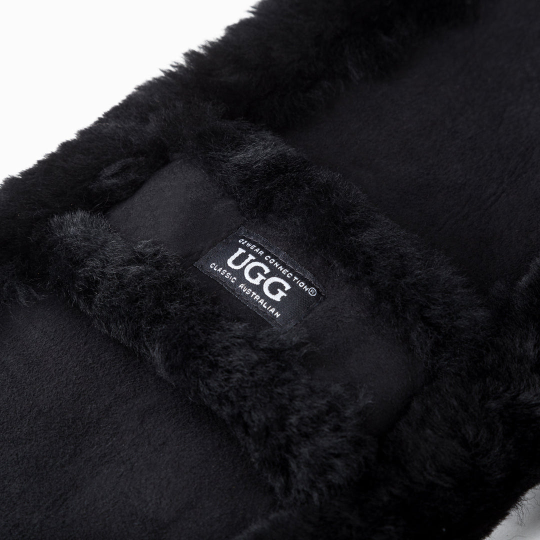 sheepskin wool scarf