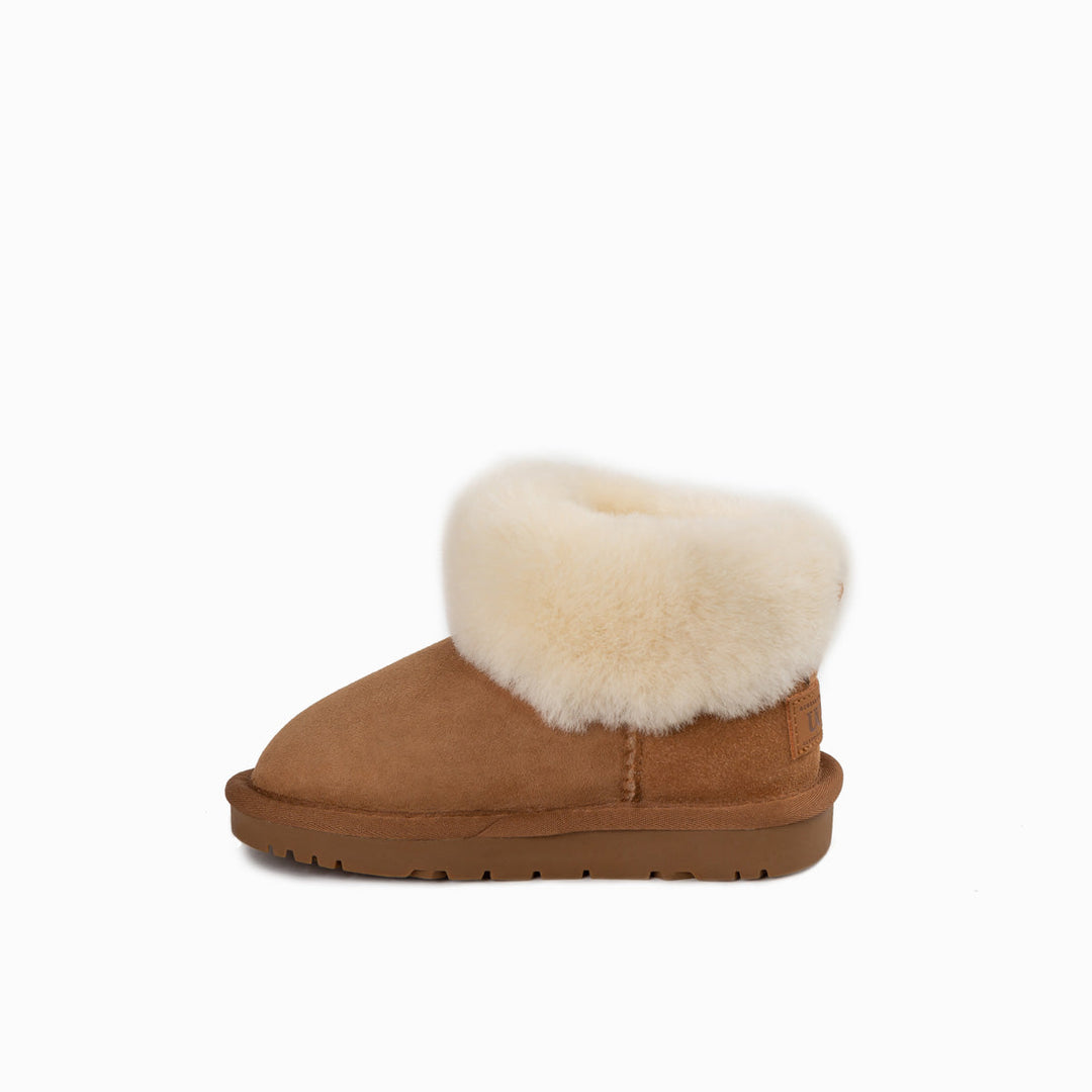 OZWEAR UGG  Kids Classic Fluff Mini Boots ( Water Resistant)