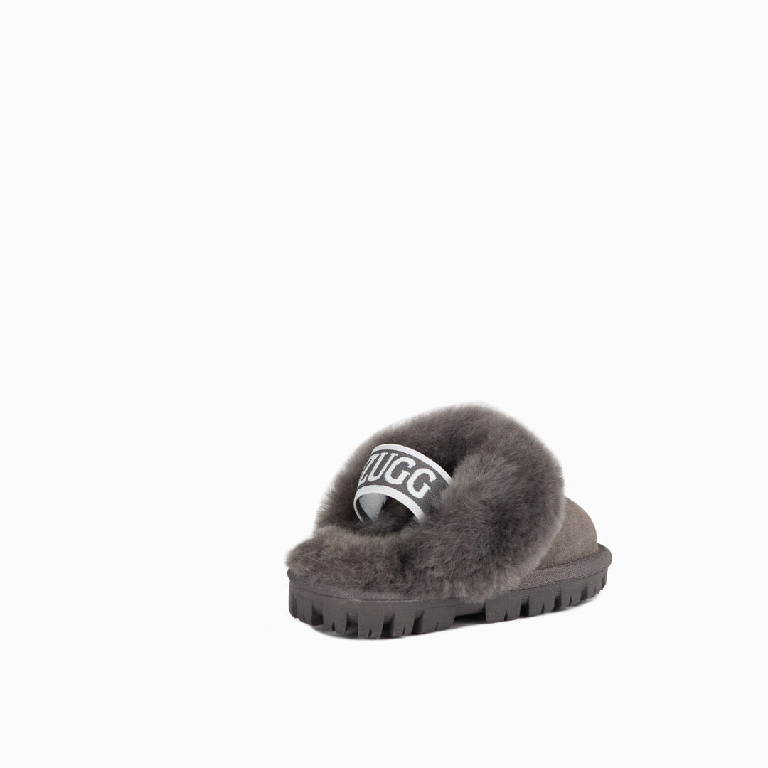OZWEAR UGG Kids Coquette  Slipper (Elastic Backstrap)( Water Resistant)