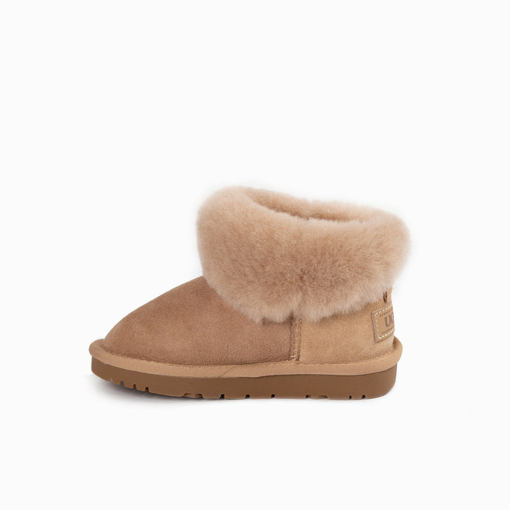 OZWEAR UGG  Kids Classic Fluff Mini Boots ( Water Resistant)