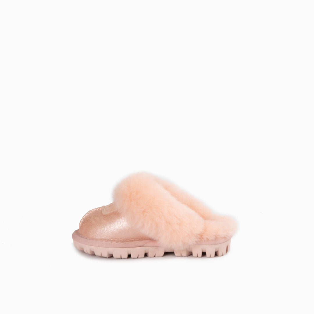 OZWEAR UGG Kids Coquette Metallic Slipper