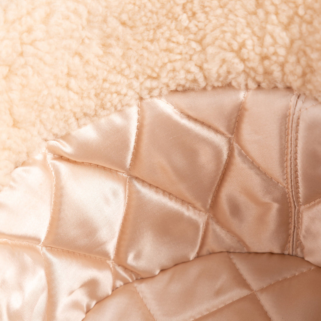 OZWEAR UGG Curly Sheepskin Bucket Hat