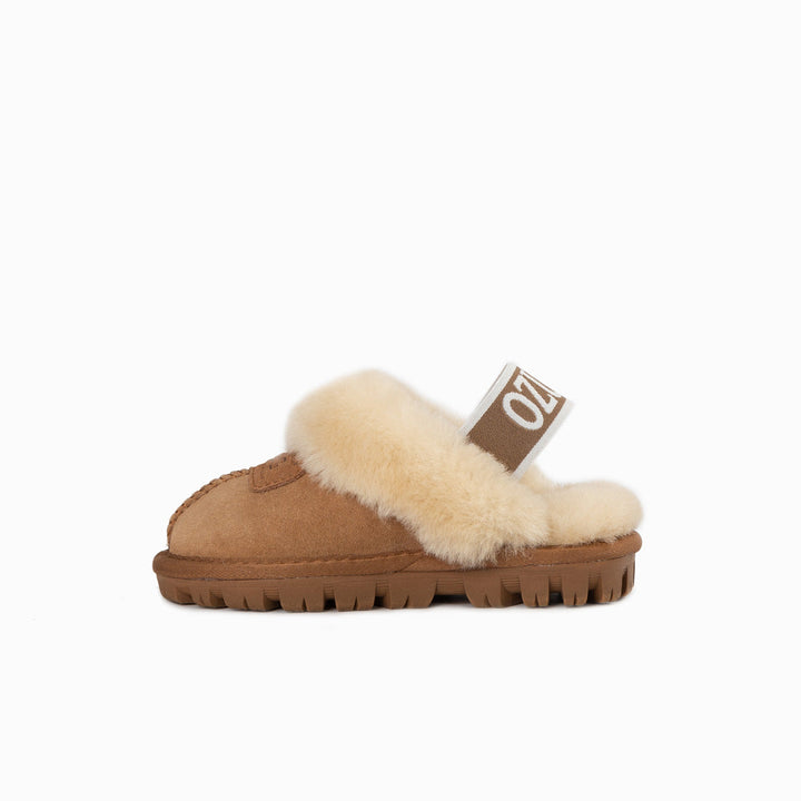 OZWEAR UGG Kids Coquette  Slipper (Elastic Backstrap)( Water Resistant)