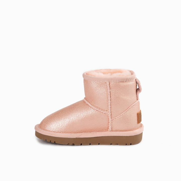 OZWEAR UGG Kids Classic Mini (Metallic)Boots (Water Resistant)