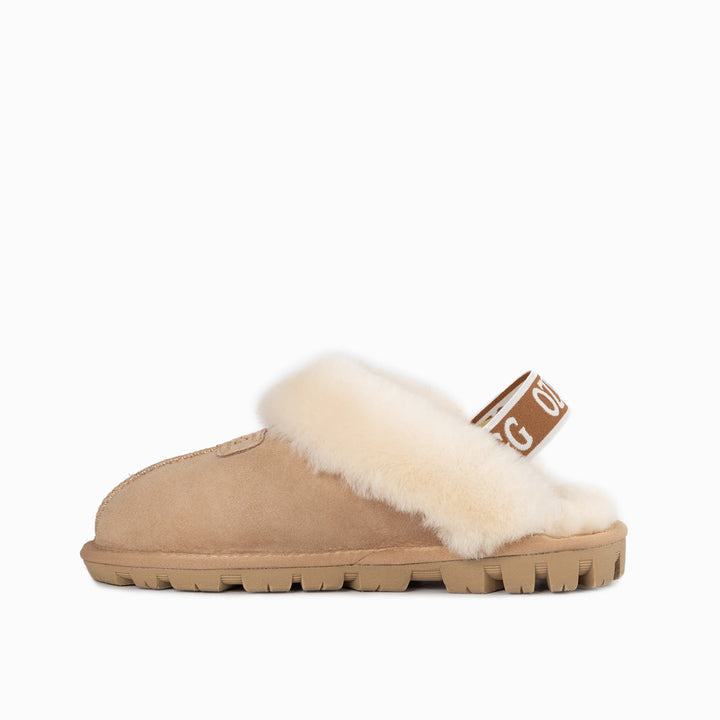 OZWEAR UGG Coquette Slipper (Elastic Backstrap) (Water Resistant)