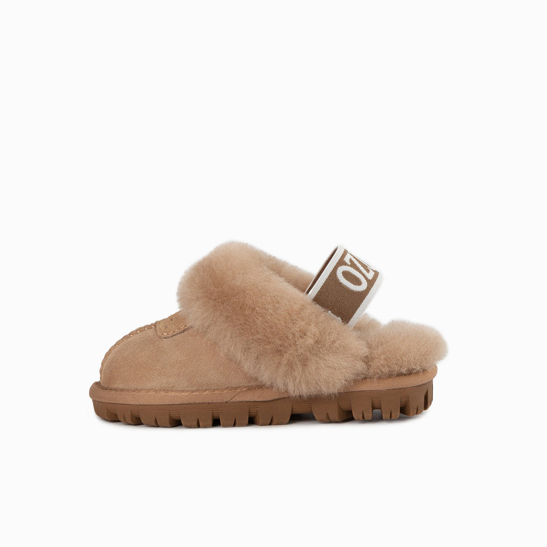 OZWEAR UGG Kids Coquette  Slipper (Elastic Backstrap)( Water Resistant)