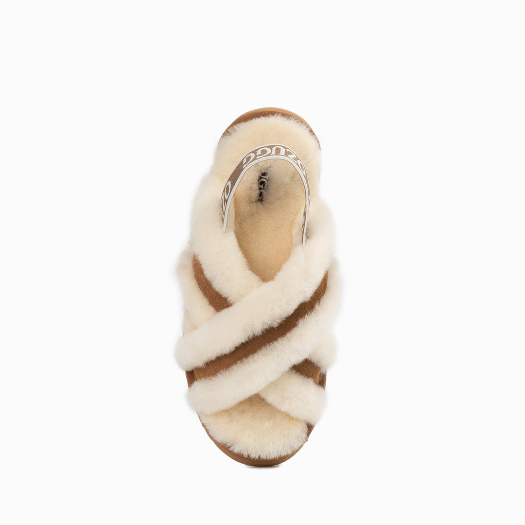OZWEAR UGG  Adele Platform Slipper(Elastic Backstrap) (Water Resistant)