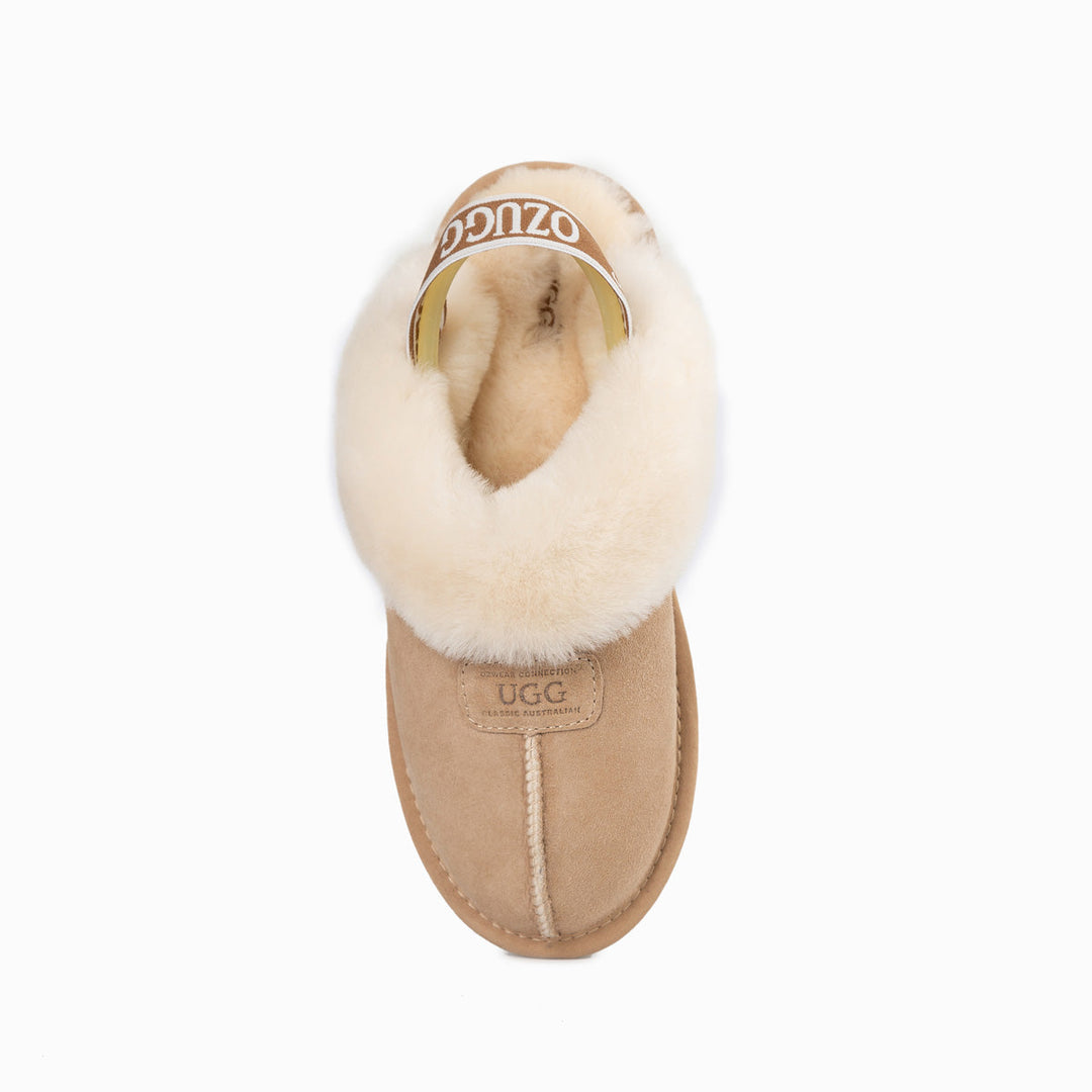 OZWEAR UGG Coquette Slipper (Elastic Backstrap) (Water Resistant)