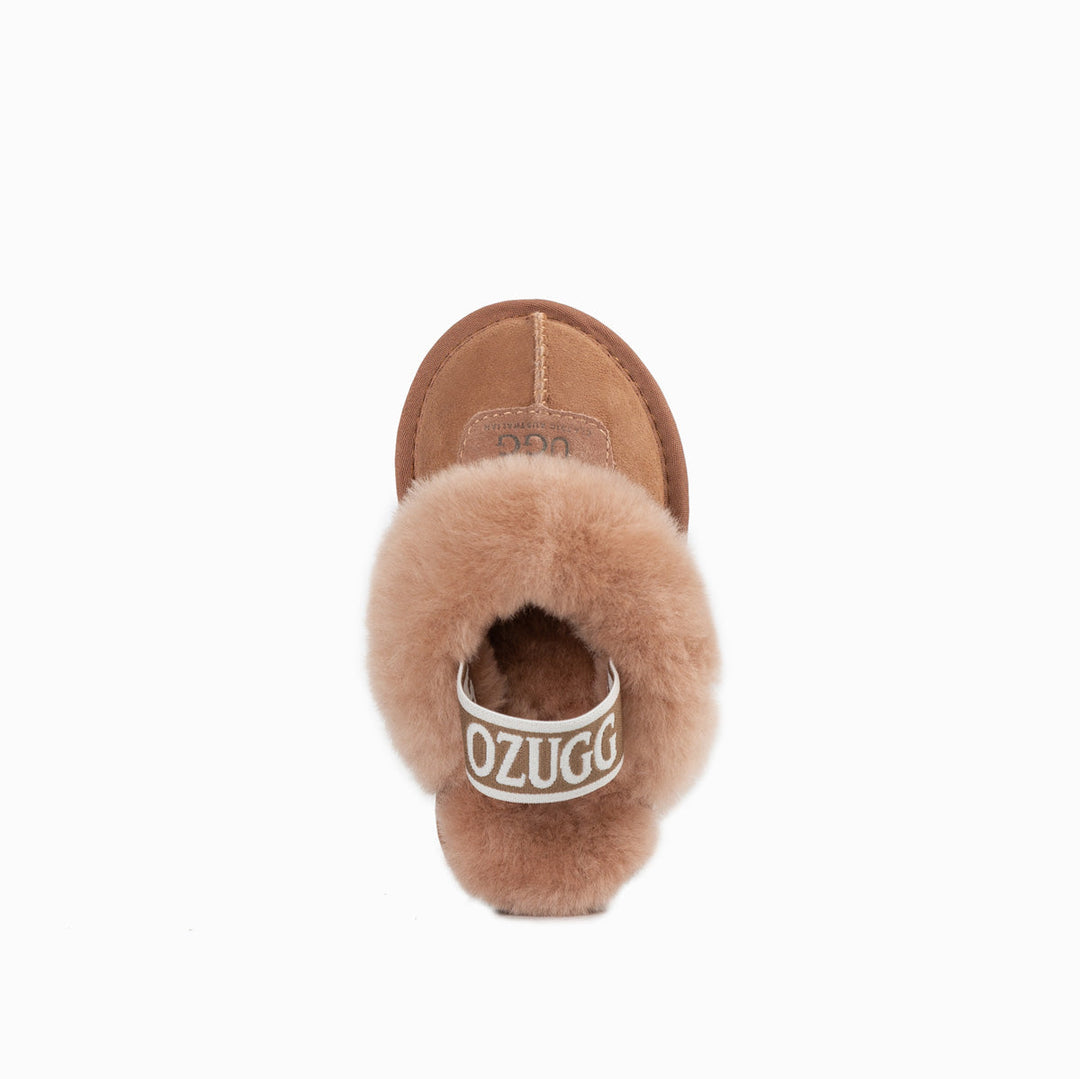 OZWEAR UGG Kids Coquette  Slipper (Elastic Backstrap)( Water Resistant)
