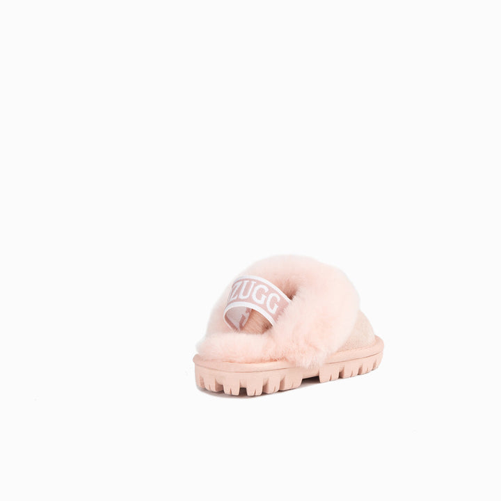 OZWEAR UGG Kids Coquette  Slipper (Elastic Backstrap)( Water Resistant)