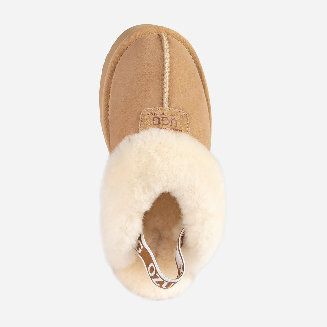 OZWEAR UGG Coquette High Platform Slipper Elastic Backstrap
