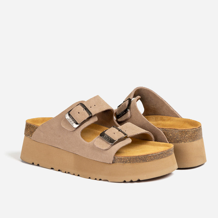OZWEAR UGG Women Aussie Victoria Platform Suede Leather