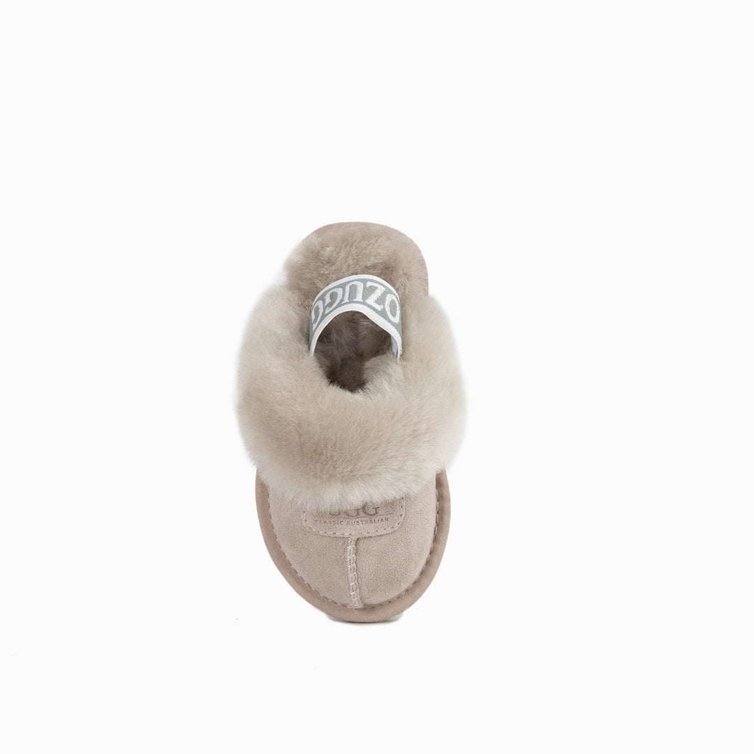 OZWEAR UGG Kids Coquette  Slipper (Elastic Backstrap)( Water Resistant)