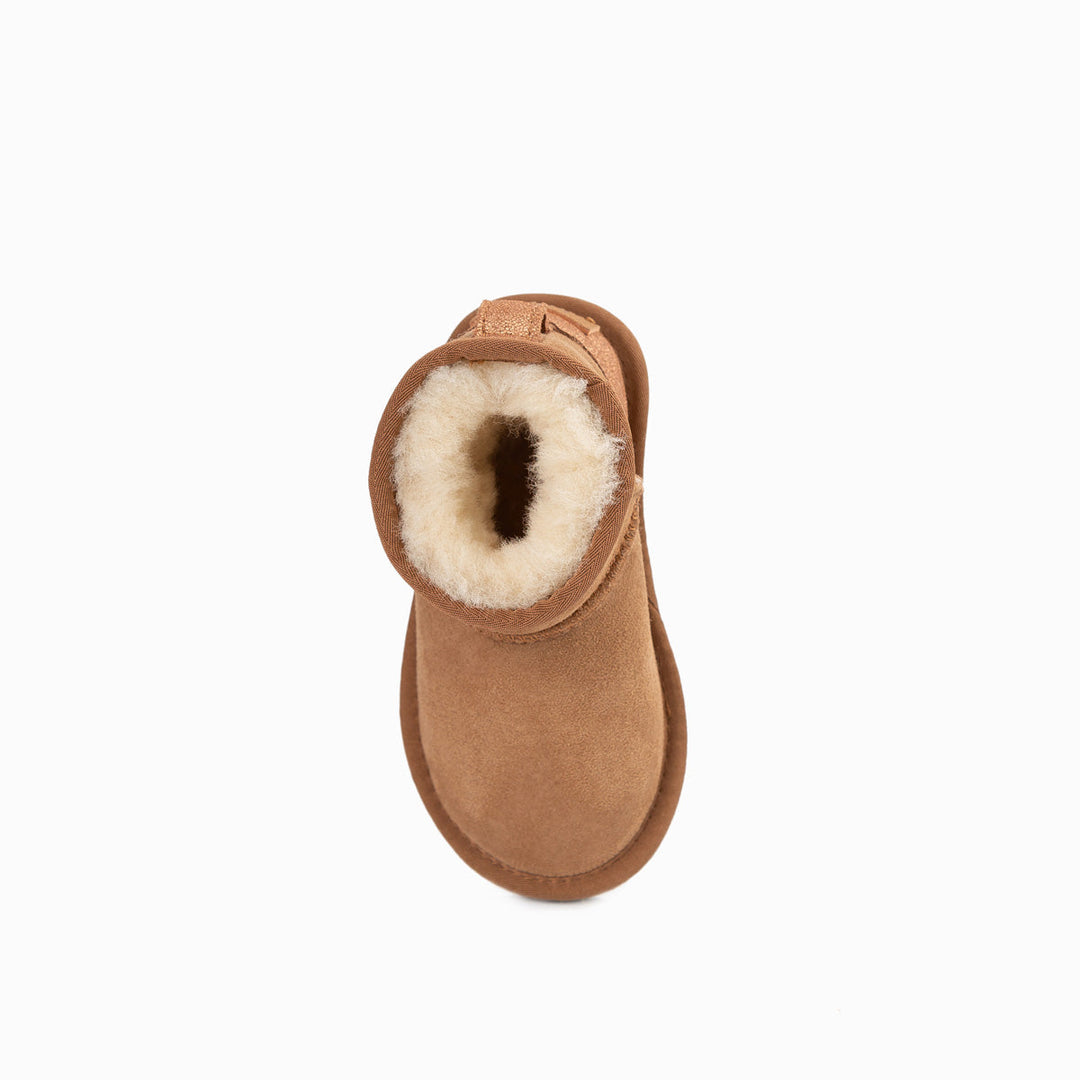 OZWEAR UGG Kids Classic Mini (Glitz) Boots (Water Resistant)