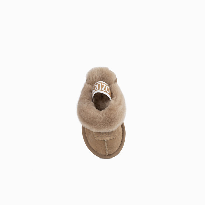 OZWEAR UGG Kids Coquette  Slipper (Elastic Backstrap)( Water Resistant)