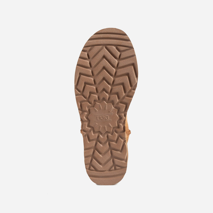 OZWEAR UGG Classic Platform Ultra Mini Boots (Cow Suede)