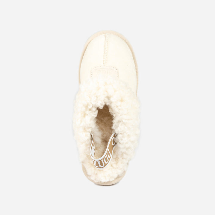 OZWEAR UGG Coquette Curly Slipper (Elastic Backstrap)