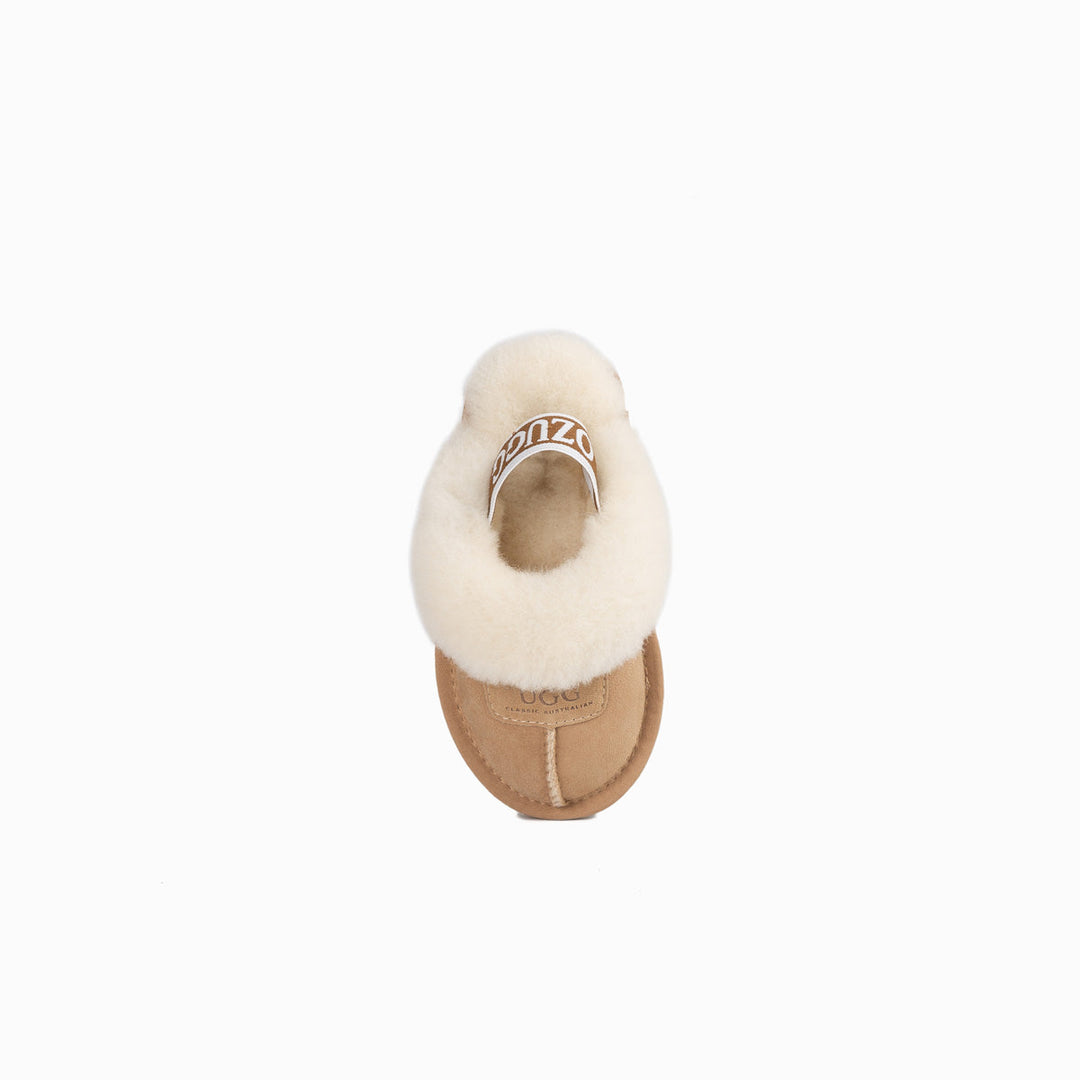OZWEAR UGG Kids Coquette  Slipper (Elastic Backstrap)( Water Resistant)