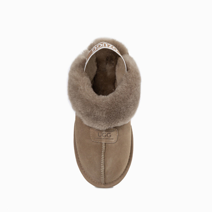 OZWEAR UGG Coquette Slipper (Elastic Backstrap) (Water Resistant)