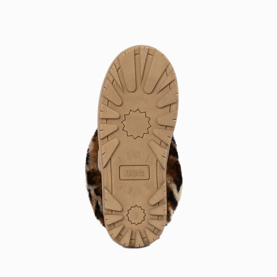 OZWEAR UGG Coquette Slipper (Leopard Print)(Water Resistant)