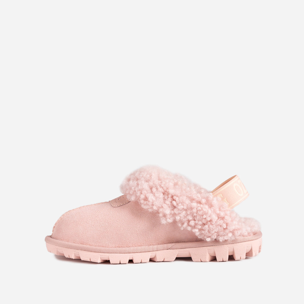 OZWEAR UGG Coquette Curly Slipper (Elastic Backstrap)