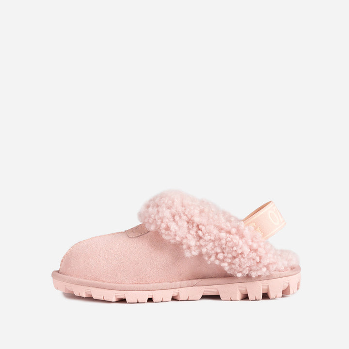 OZWEAR UGG Coquette Curly Slipper (Elastic Backstrap)