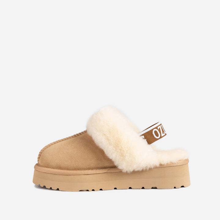 OZWEAR UGG Platform Slipper (Elastic Backstrap)