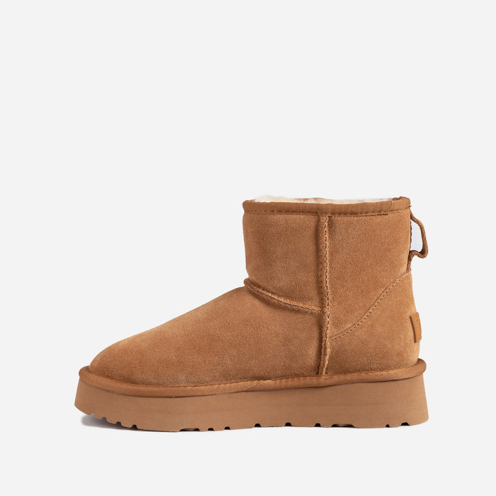 OZWEAR UGG Classic Mini Platform Boots (Cow Suede)