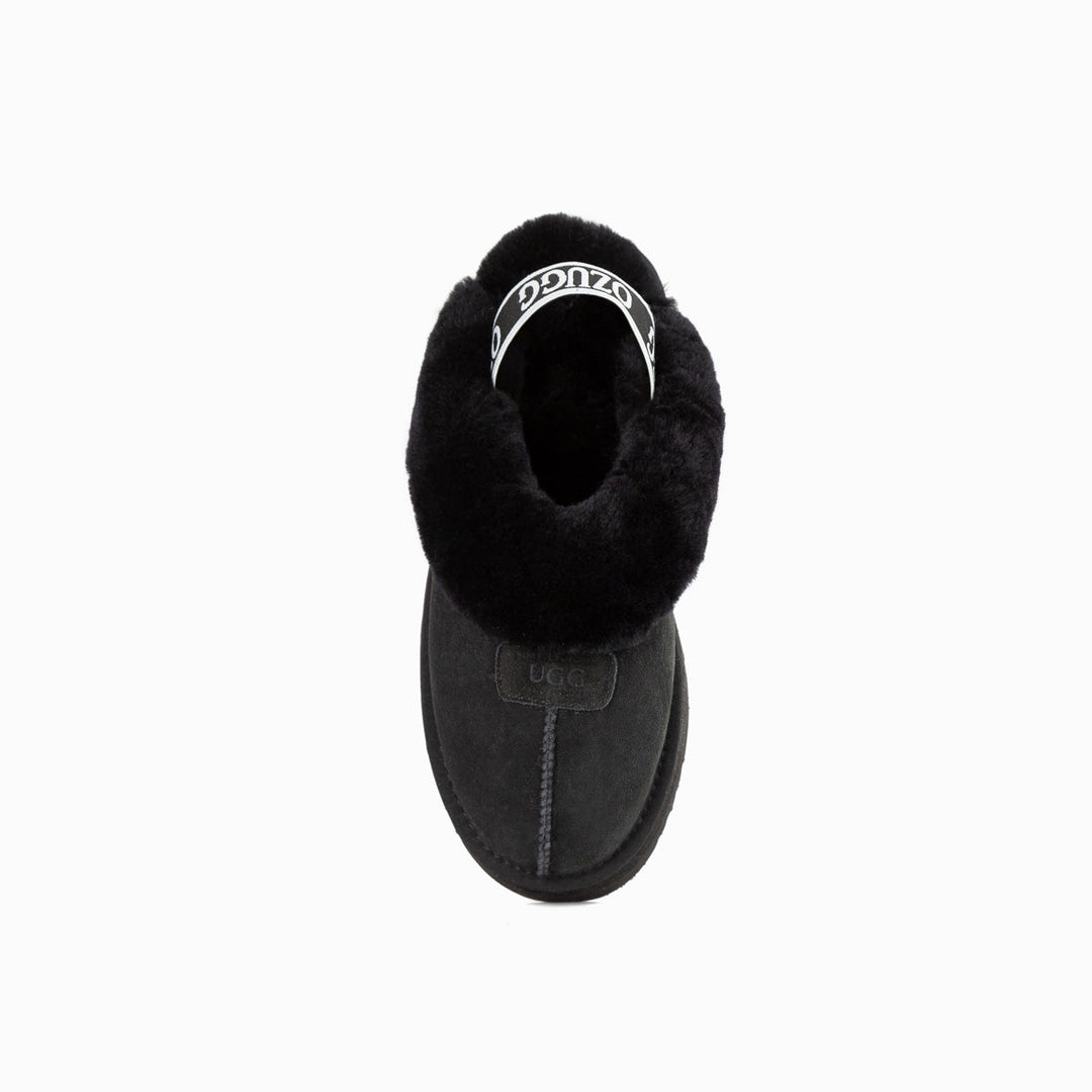 OZWEAR UGG Coquette Platform Slipper (Elastic Backstrap)(Water Resistant)