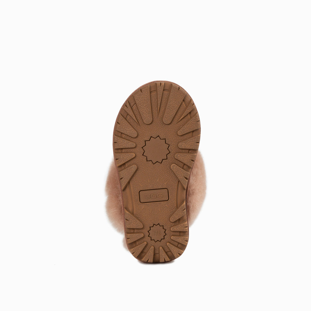 OZWEAR UGG Kids Coquette  Slipper (Elastic Backstrap)( Water Resistant)