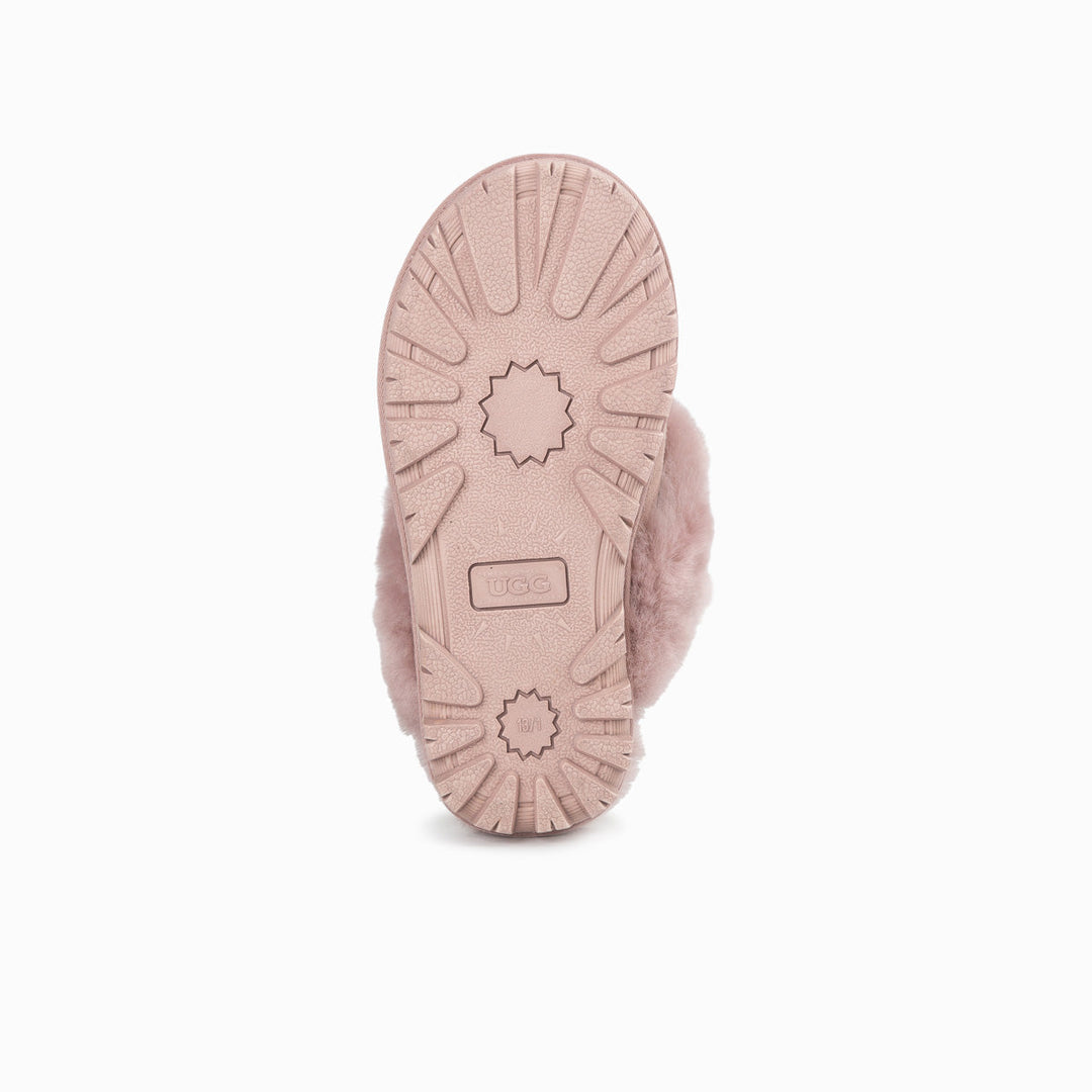 OZWEAR UGG Kids Coquette  Slipper (Elastic Backstrap)( Water Resistant)
