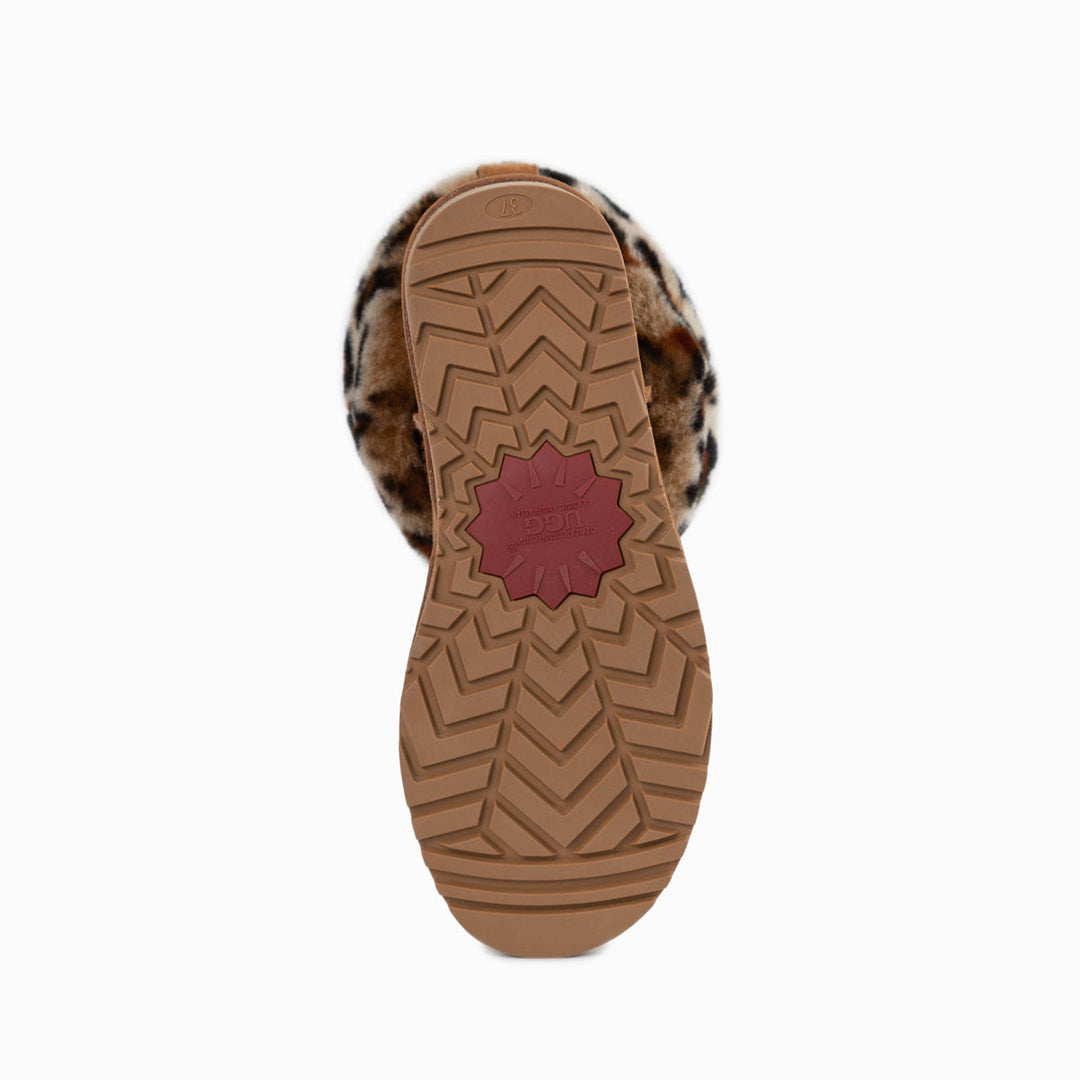 OZWEAR UGG Classic Fluff Mini Boots (Leopard Print)(Water Resistant)