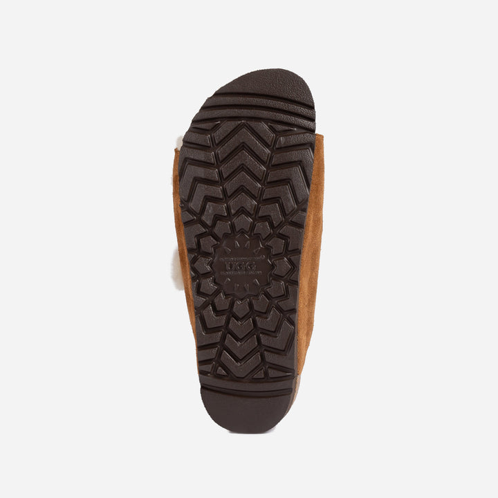 OZWEAR UGG Aussie Shearling Buckled Sandals