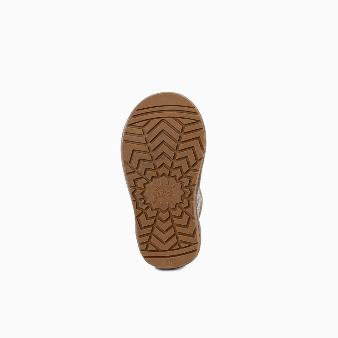 OZWEAR UGG Kids Classic Mini (Glitz) Boots (Water Resistant)