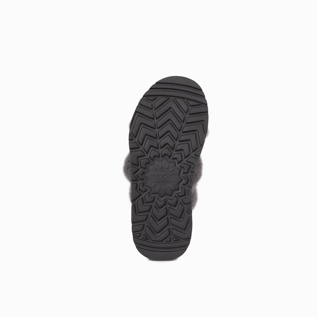 OZWEAR UGG  Adele Platform Slipper(Elastic Backstrap) (Water Resistant)