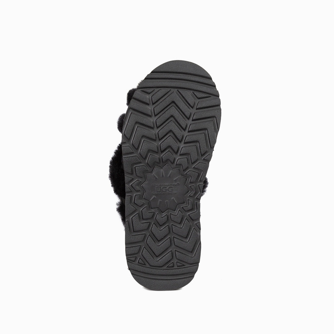 OZWEAR UGG  Adele Platform Slipper(Elastic Backstrap) (Water Resistant)