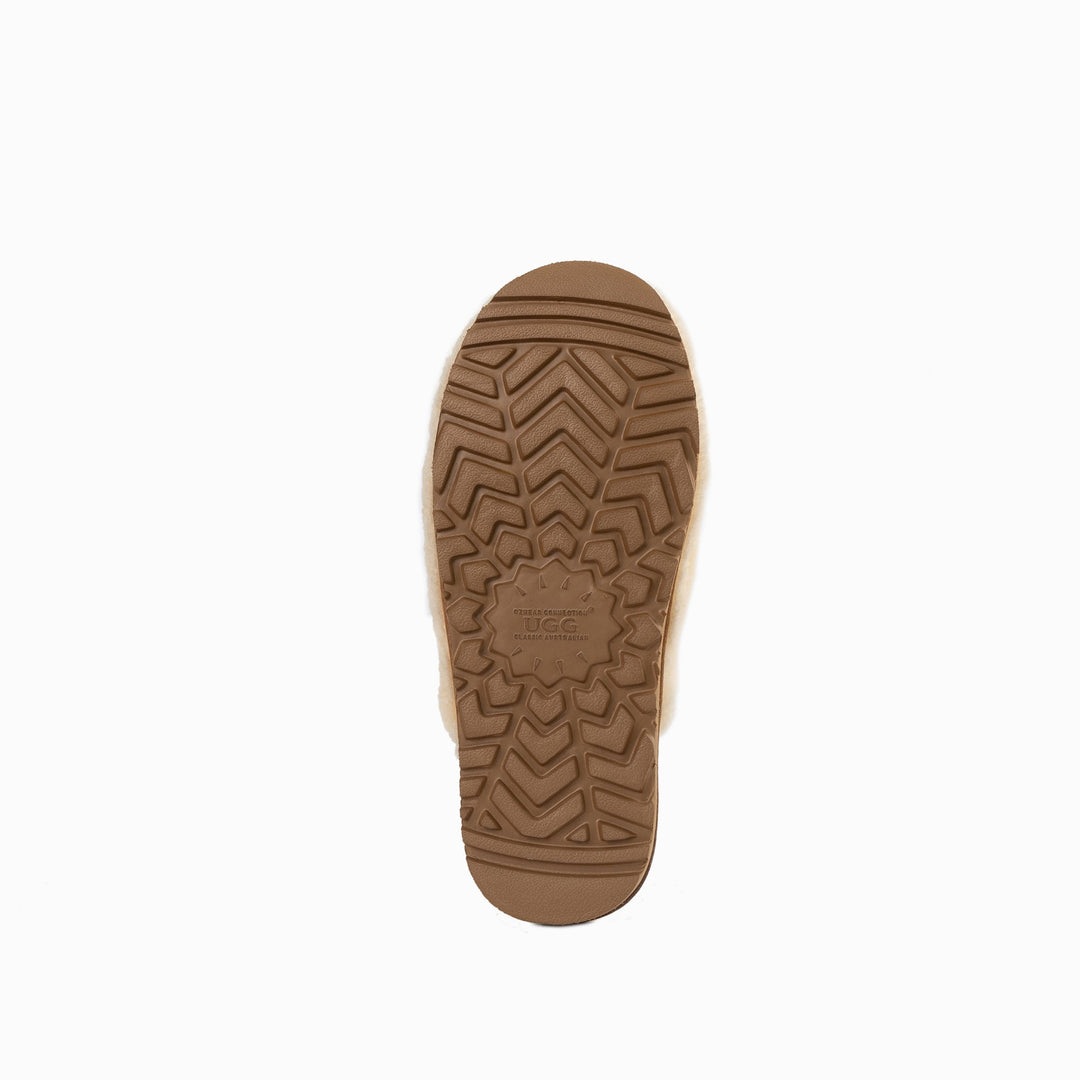 OZWEAR UGG Autumn Fluff Slide Elastic Backstrap